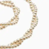 Бусы &laquo;Переплетение&raquo;, с жемчугом, белые, 45 см