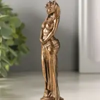 Фигурка &laquo;Богиня Бастет&raquo;, 14&times;3&times;3 см, гипс под бронзу винтаж