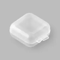 Коробочка для мелочей 3,5*3,5*1,8см (наб 30шт цена за наб) пластик прозрачн