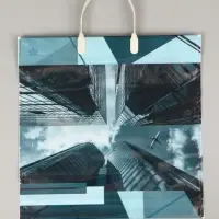 Пакет Полет- пластиковая ручка 34 х 35 см 100 мкм