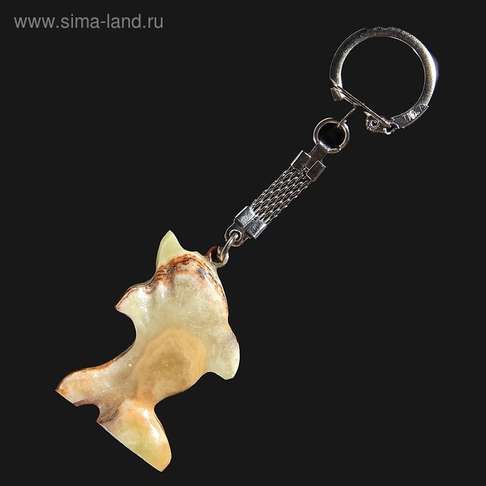 Брелок «Дельфин», 4х3 см, оникс Брелок «Дельфин», 4х3 см, оникс
