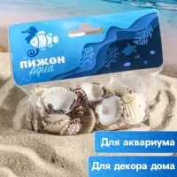 Набор ракушек, 2.5 - 4 см, 100 г