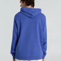 Толстовка с капюшоном унисекс Hoodie, ярко-синий меланж, размер XS