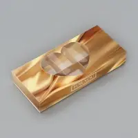 Коробка складная для 10 конфет &laquo;Тебе с любовью&raquo;, 9.8&times;22&times;3.5 см