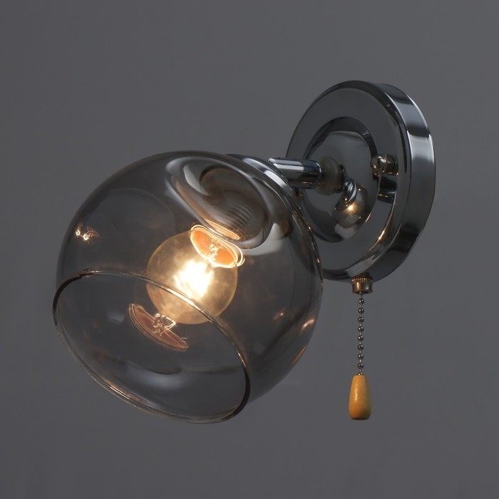 Бра "Берта" 1хЕ27 40Вт хром 21х13х23 см