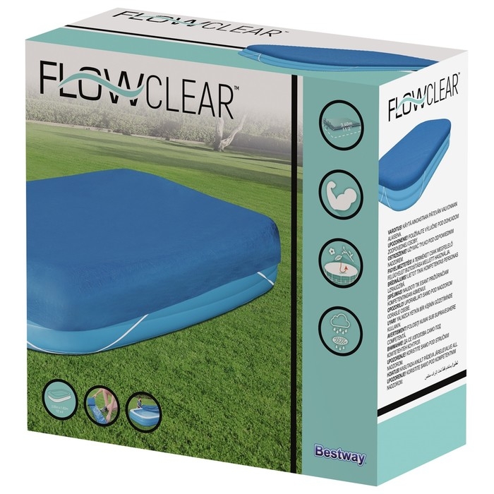 Тент для надувных бассейнов размером 305 х 183 см, 58108 Bestway Тент для надувных бассейнов размером 305 х 183 см, 58108 Bestway