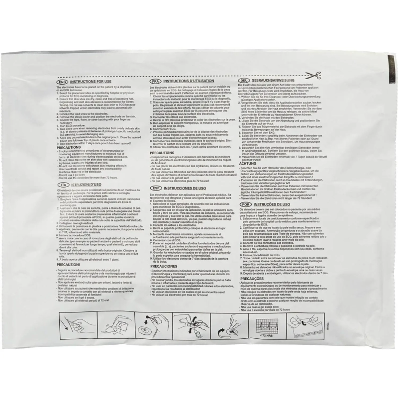 Электроды для ЭКГ однораз. 66х60 микропор,ж.гель., холт Skintact T-VO01, 30