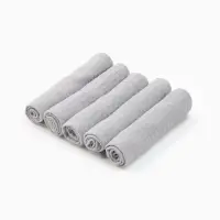 Набор платочков &laquo;Крошка Я&raquo; Light grey, 20&times;20 см-5 шт., муслин, хлопок 100%