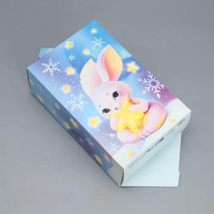 Подарочная коробка - конфета новогодняя складная «Сказочный Новый Год», 18 х 28 х 10 см Подарочная коробка - конфета новогодняя складная «Сказочный Новый Год», 18 х 28 х 10 см