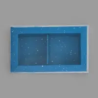 Коробка под 2 конфеты с ячейками «С Новым годом!», 10 х 6 х 3 см