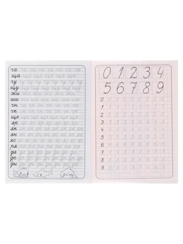 Каллиграфические прописи для малышей &laquo;Пишем буквы, цифры и слоги&raquo;