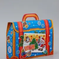Коробка Новогодняя подарочная "Портфель" 26 х 19,5 х 7,5 см Коробка Новогодняя подарочная "Портфель" 26 х 19,5 х 7,5 см