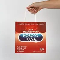 Набор пакетов подарочных &laquo;Новогодний праздник&raquo; 5 шт., 22&times;22&times;11 см