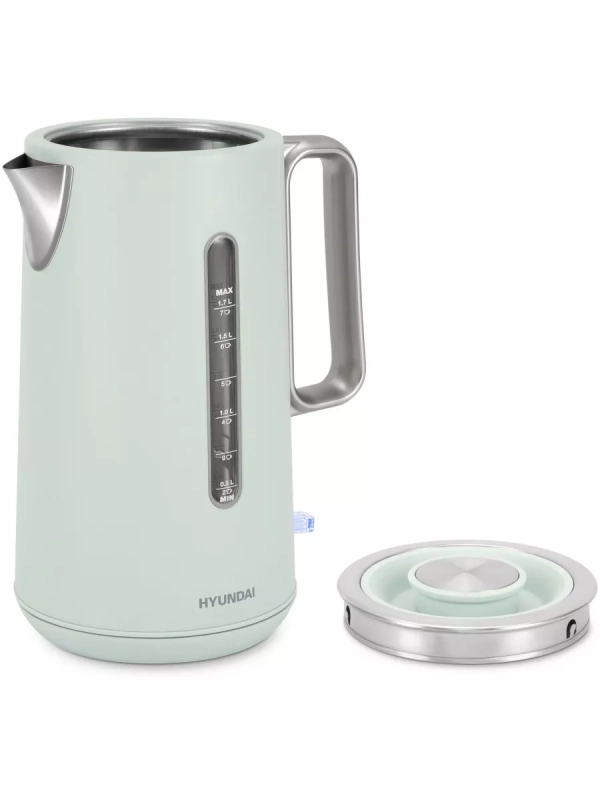 Чайник HYK-S9999 1,7л 2200Вт светло-зеленый (металл) Чайник HYK-S9999 1,7л 2200Вт светло-зеленый (металл)