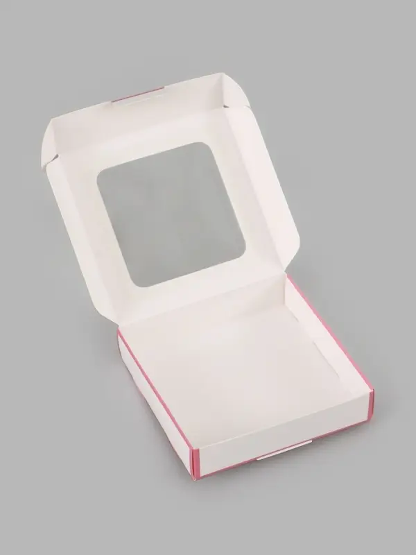 Коробка подарочная самосборная с окном &laquo;Для тебя&raquo;, 13&times;13&times;3 см