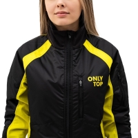 Куртка утеплённая ONLYTOP, black/yellow, р. 46