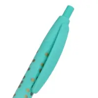 Ручка шариковая Calligrata, автоматическая, синий стержень, узел 0.5 мм, корпус прорезиненный, МИКС