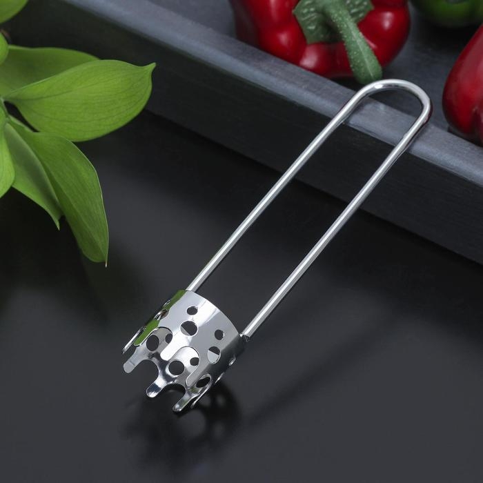 Нож для сердцевины у перца, 15,5 см, цвет серебряный Нож для сердцевины у перца, 15,5 см, цвет серебряный