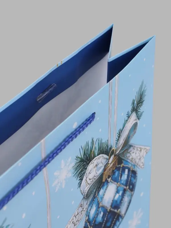 Пакет подарочный &laquo;Ледяные игрушки&raquo;, 33&times;10&times;42.5 см
