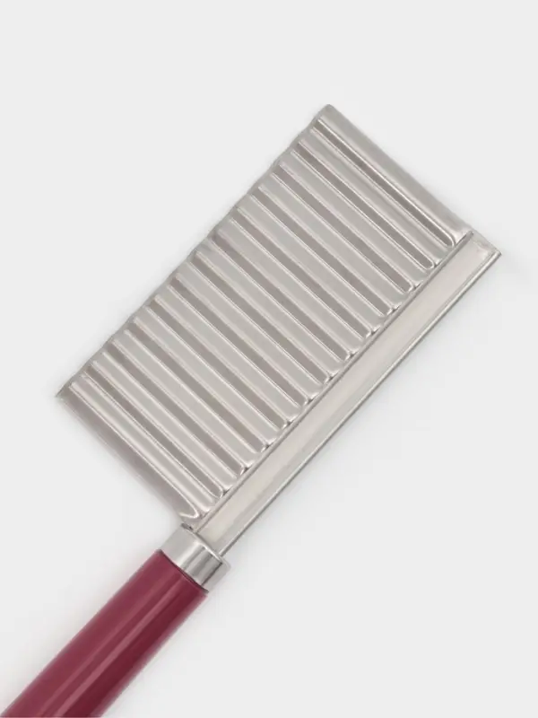 Нож для фигурной нарезки Доляна &laquo;Вкус&raquo;, 18.5&times;5.5 см, бордовый