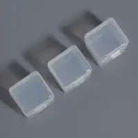 Контейнеры для хранения мелочей, 2.5×2.3×3.4 см, 3 шт., прозрачные