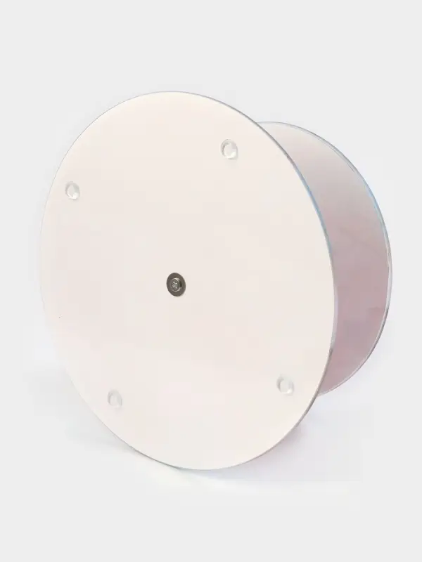 Этажерка-фруктовница круглая Доляна &laquo;Маффин&raquo;, 2 яруса, d=25/20 см, стекло