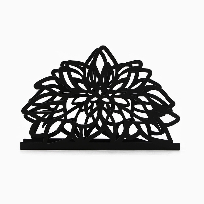 Салфетница «Цветы» металлическая, 14 х 9 см Салфетница «Цветы» металлическая, 14 х 9 см