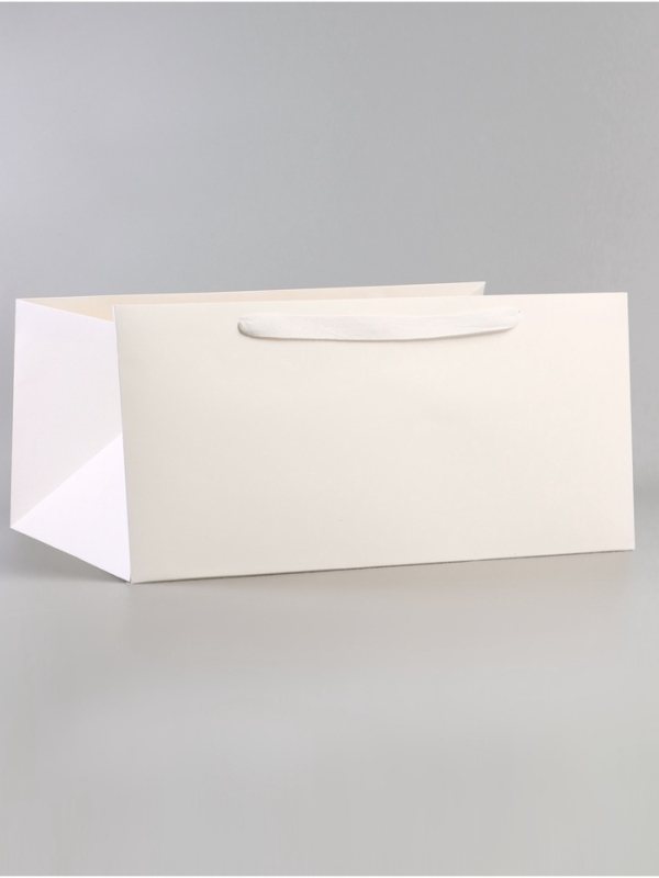 Пакет для торта, с широким дном 40 х 40 х 19,5 см, белый Пакет для торта, с широким дном 40 х 40 х 19,5 см, белый