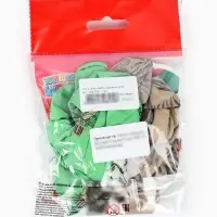 Воздушные шары латексные 12" С днём рождения. Тигр&raquo;, набор 10 шт.