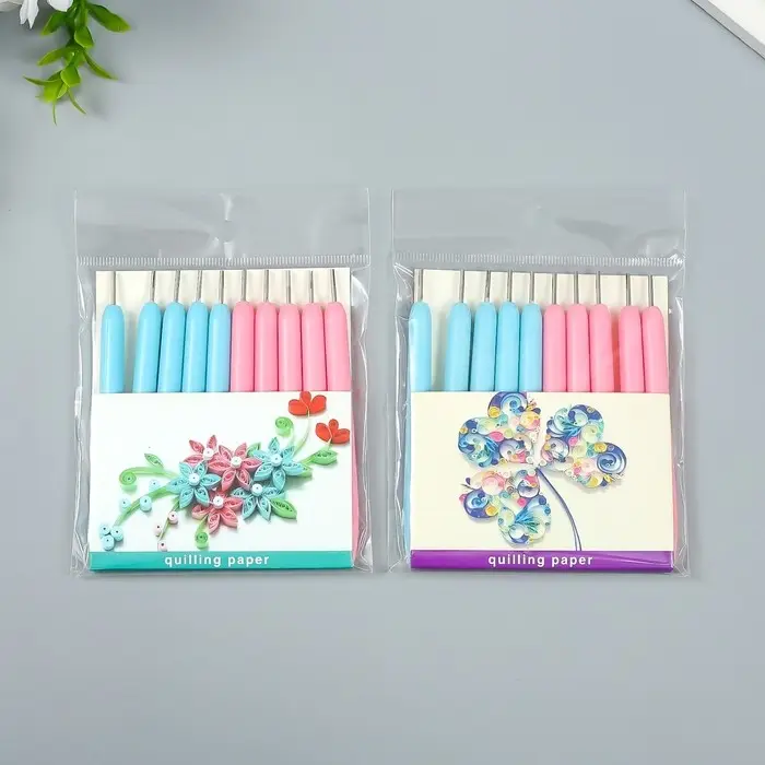 Инструмент для квиллинга с пластиковой ручкой разрез 1 см длина 11 см, МИКС Инструмент для квиллинга с пластиковой ручкой разрез 1 см длина 11 см, МИКС