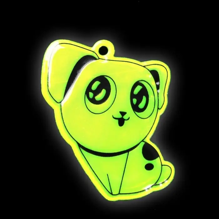 Светоотражающий элемент «Собачка», двусторонний, 5,5 × 4,4 см, цвет МИКС Светоотражающий элемент «Собачка», двусторонний, 5,5 × 4,4 см, цвет МИКС