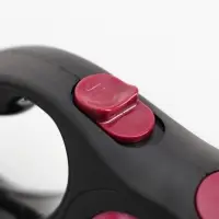 Рулетка с принтом &laquo;Милашка&raquo;, 3 м, вес животного до 12 кг, чёрная