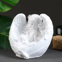 Фигурка гипс &laquo;Ангел мать и дитя&raquo;, 13&times;13 см