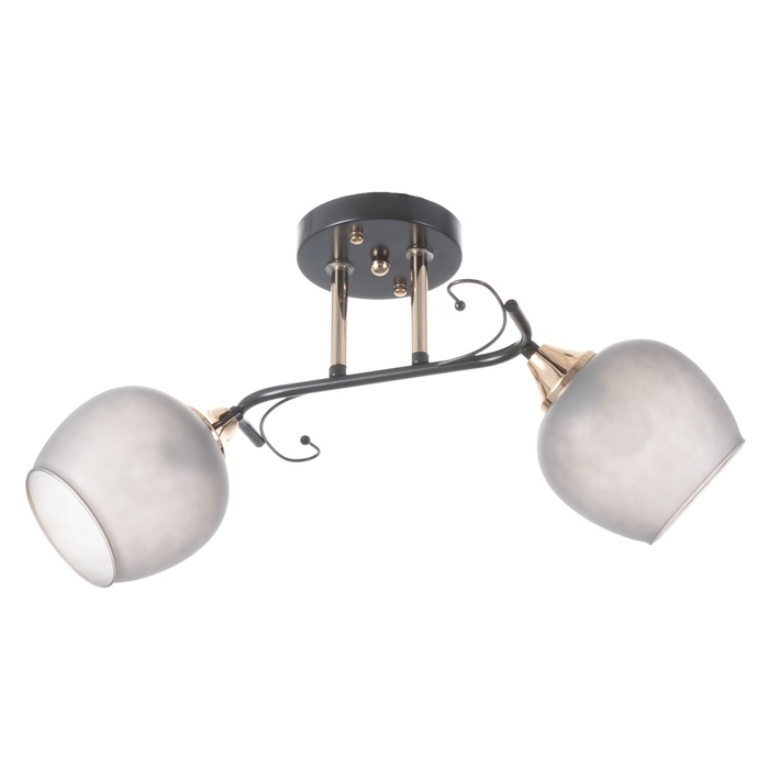 Люстра Люстра "Акапулько" 2х60Вт Е27 Коричневый, золото 48х28х24см