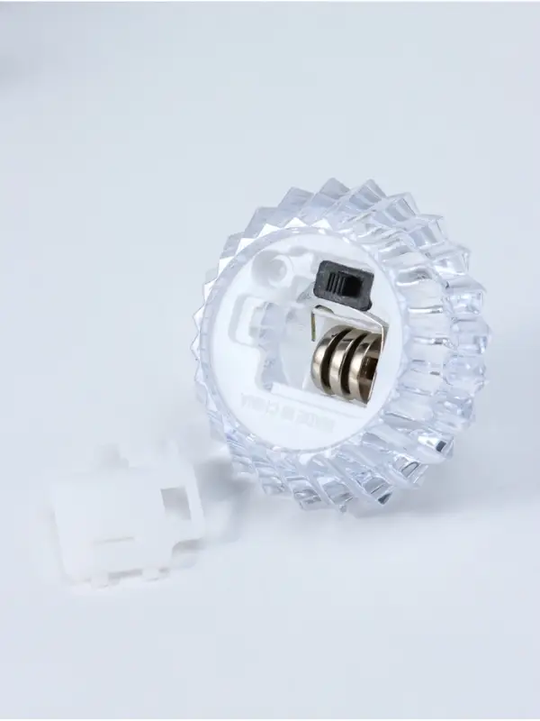 Светодиодная свеча LED - ночник RISALUX &laquo;В чаше&raquo;, от батареек 3&times;LR1130, прозрачный, 6&times;6&times;4 см