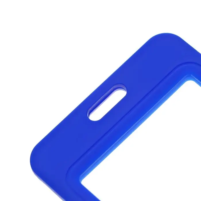 Бейдж вертикальный Calligrata, без держателя, внешний размер 110×70 мм, внутренний размер 85×54 мм, пластик, софтач, синий Бейдж вертикальный Calligrata, без держателя, внешний размер 110×70 мм, внутренний размер 85×54 мм, пластик, софтач, синий