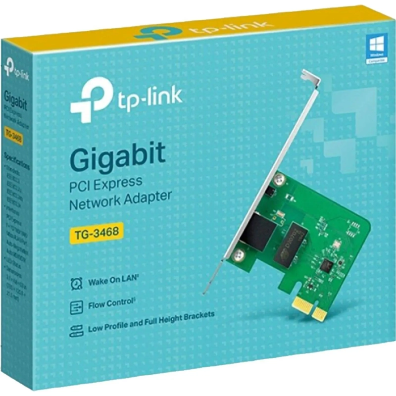 Сетевой адаптер TP-Link Гигабитный (TG-3468) PCI  Express