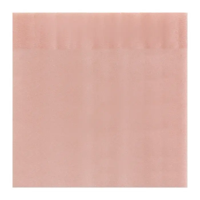 Блок с липким краем 76&times;76 мм, 50 листов, персиковый перламутр, прозрачный, пластик