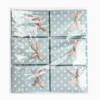 Набор подарочных коробочек 6 шт. под набор &laquo;Сердечки&raquo;, 7&times;9.5, цвет серый (7528512)