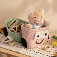 Корзина для игрушек SL Home &laquo;Грузовик&raquo;, плетёная, ручной работы, 42&times;23&times;17 см
