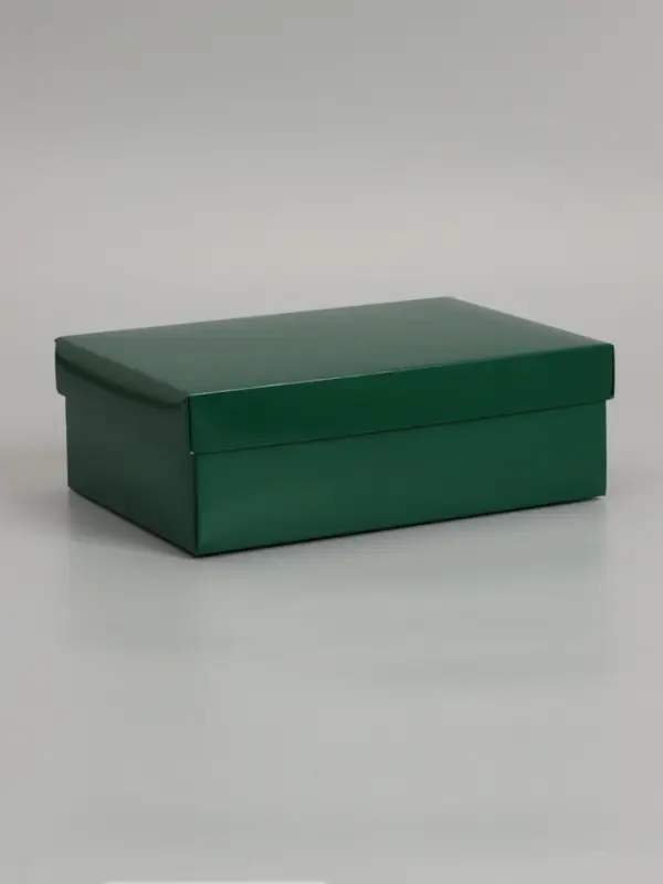 Коробка складная, крышка-дно, армейский зелёный, 24 х 17 х 8 см