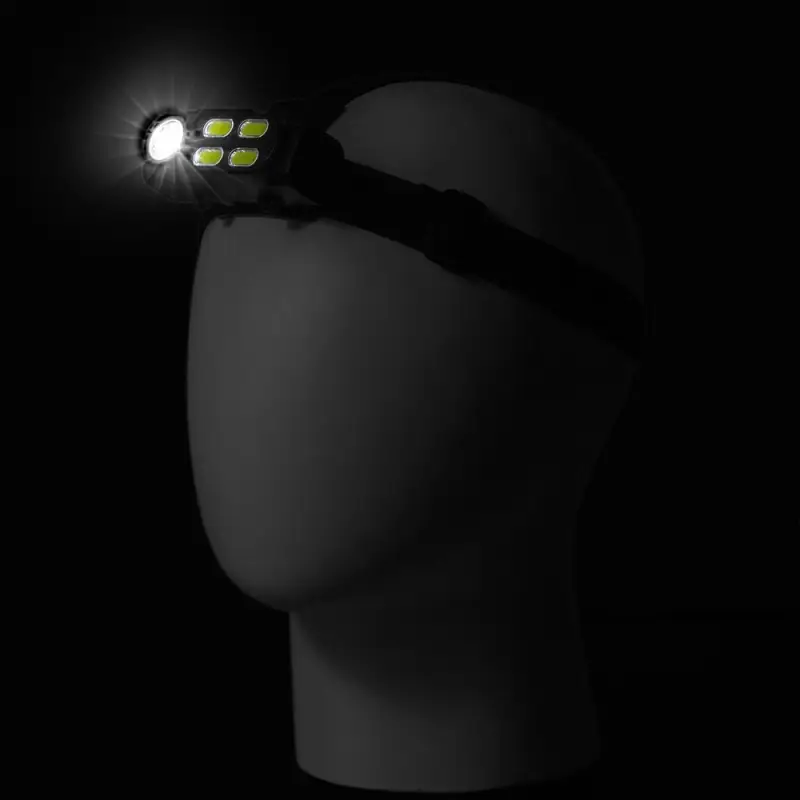 Налобный фонарик аккумуляторный Alnes, черный Налобный фонарик аккумуляторный Alnes, черный