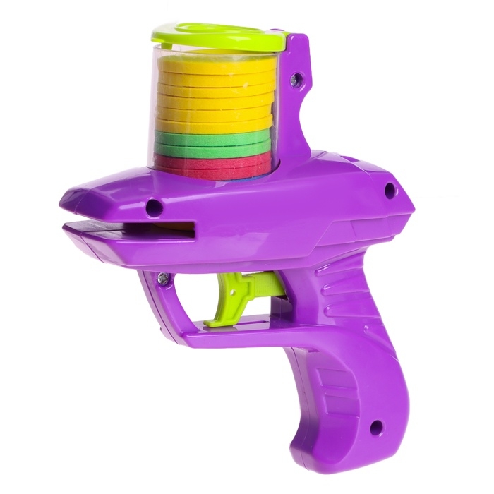 Пистолет «Телепортатор», детский, стреляет дисками, цвет МИКС