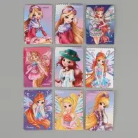 Наклейки для подарков WINX, 42 штуки в коробке. 3 х 4 см