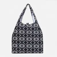 Сумка хозяйственная на кнопке, складная, цвет чёрный Сумка хозяйственная на кнопке, складная, цвет чёрный