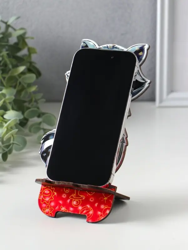 Подставка для телефона, планшета &laquo;Енот&raquo;, 19&times;10 см