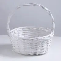 Набор корзин плетёных 3 шт., 40&times;15&times;38/35&times;13&times;33/28&times;12&times;29 см, ива