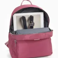 Рюкзак городской, с косметичкой, 5 карманов, бордовый