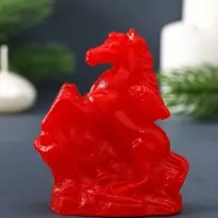 Свеча декоративная &laquo;Лошадка-Пегас&raquo; 3.5&times;6.5&times;8 см, красный