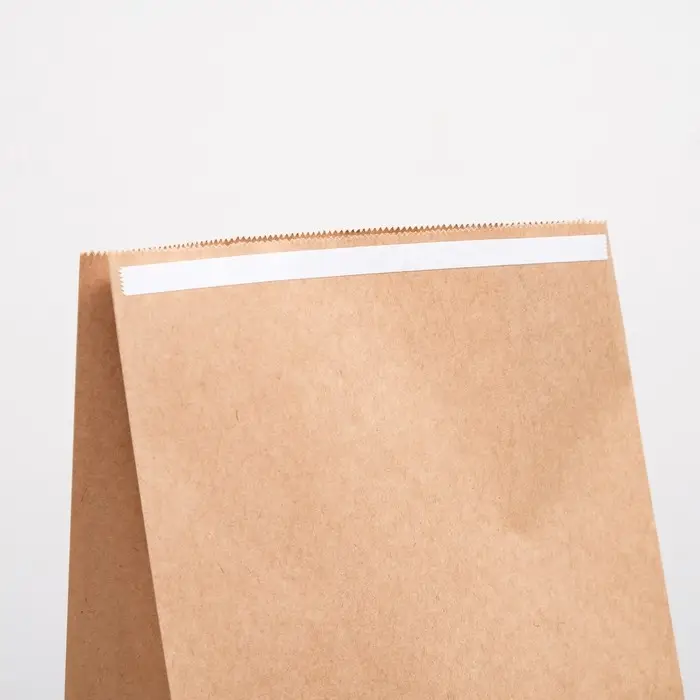 Пакет крафт бумажный фасовочный, прямоугольное дно, с клеевой лентой 24 х 14 х 40 см Пакет крафт бумажный фасовочный, прямоугольное дно, с клеевой лентой 24 х 14 х 40 см